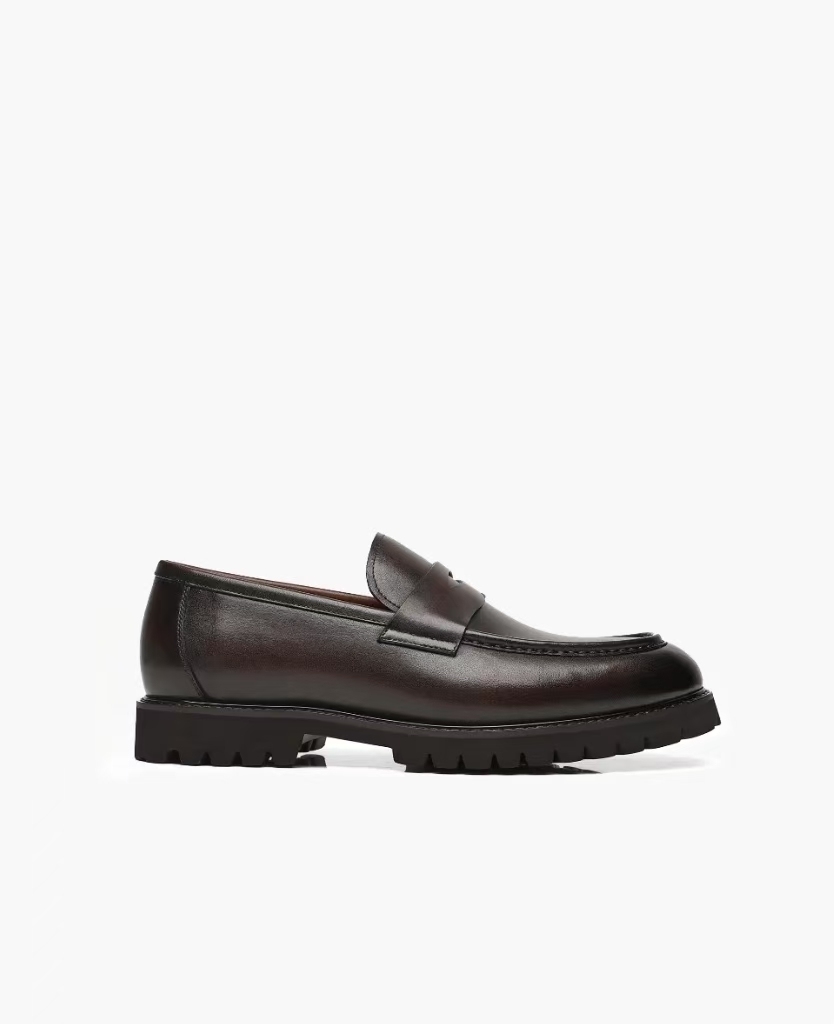 Aporo Marc Men’s Genuine Leather Loafers Luxury Comfort Shoes