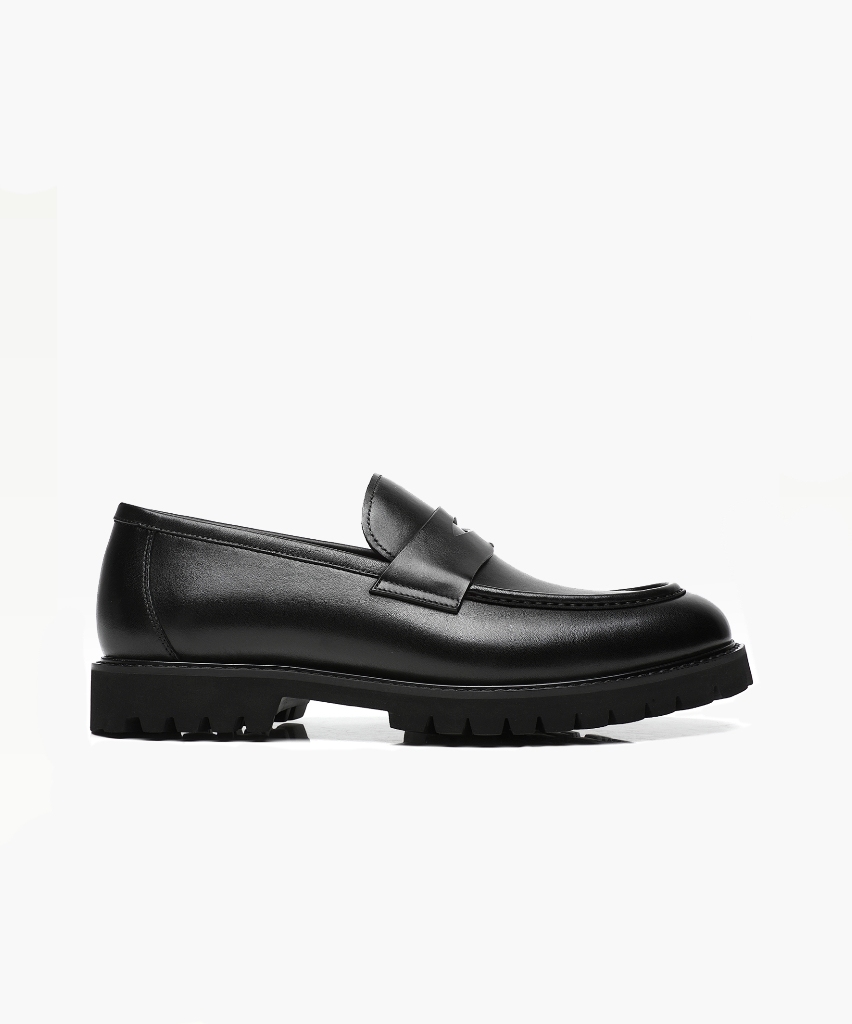 Aporomarc Classic Chunky Sole Penny Loafers for Men