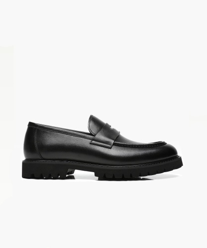 Aporomarc Classic Chunky Sole Penny Loafers for Men