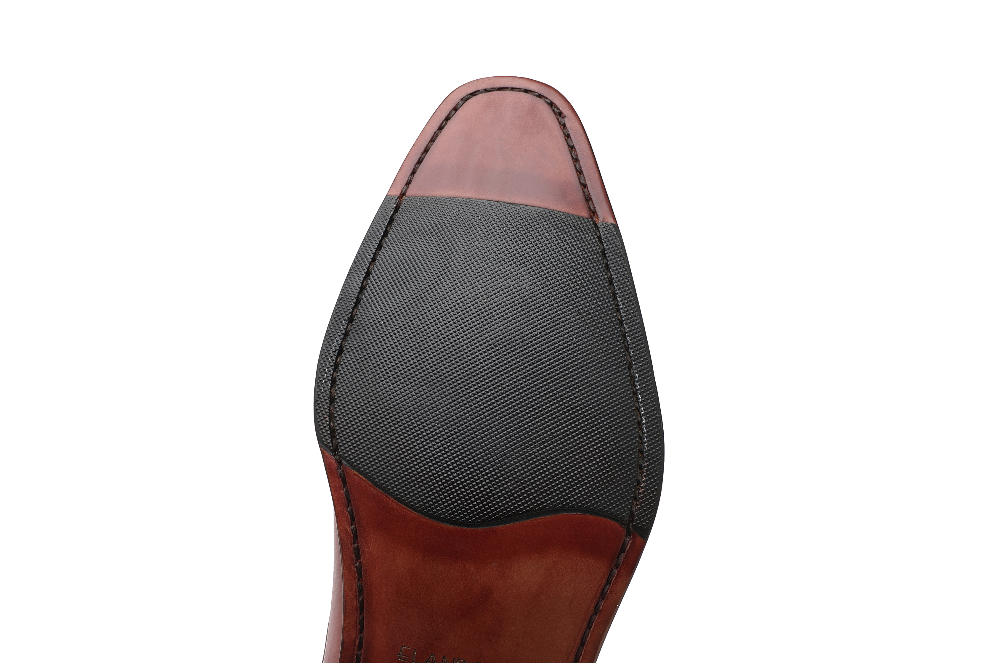 APORO MARC Burgundy Hand Patina Plain Toe Oxford Dress Shoes for Men
