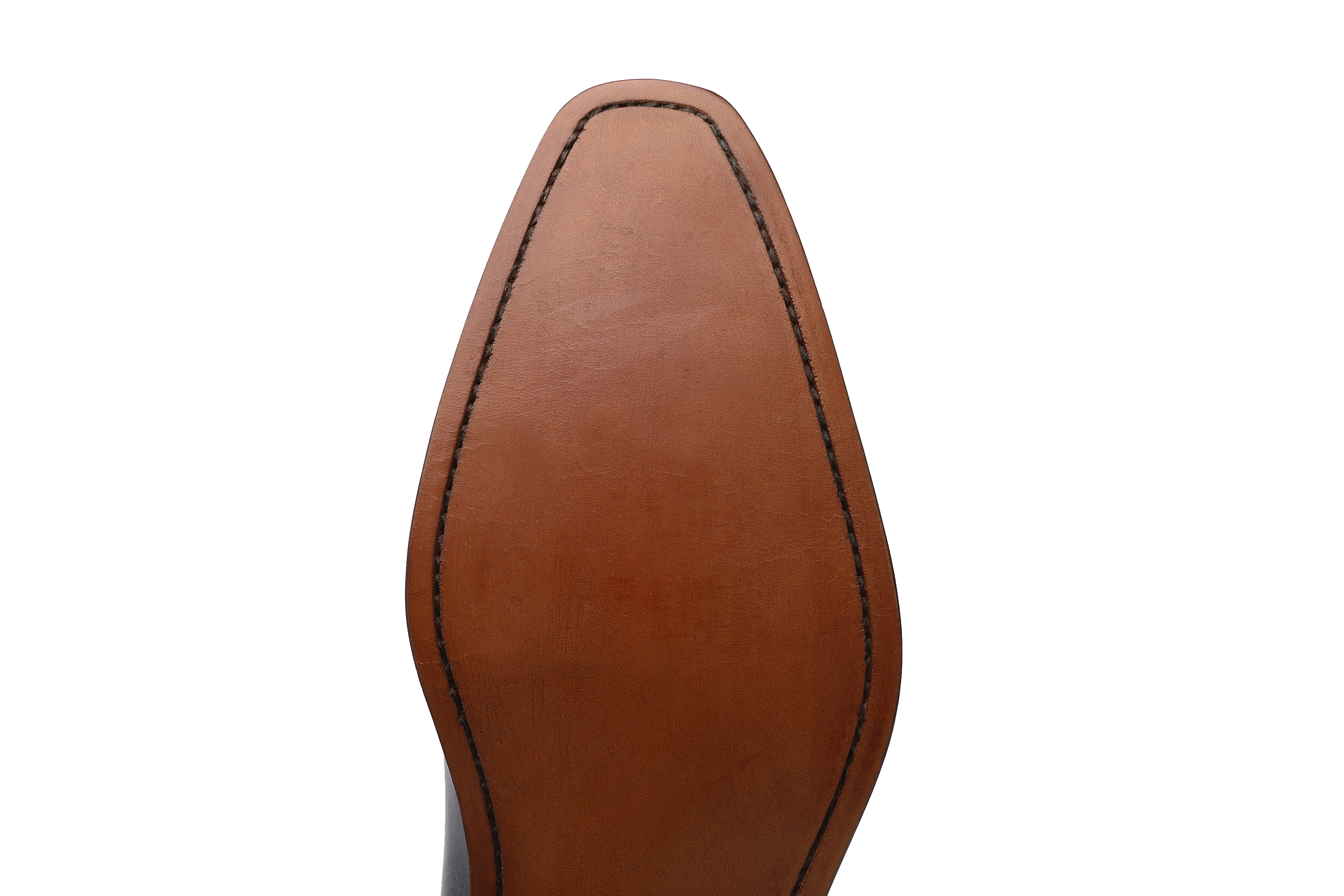 APORO MARC Navy Hand Patina Double Monk Strap Dress Shoes for Men