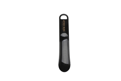 APORO MARC Black Glossy Metal Mini Shoe Horn for Men