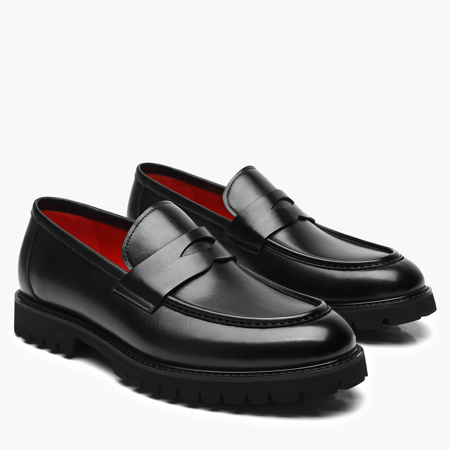 Aporomarc 2026 Classic Chunky Sole Penny Loafers for Men