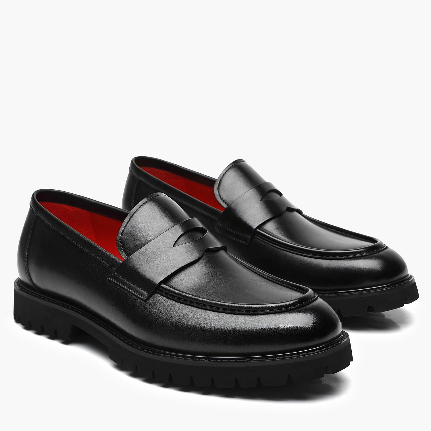 Aporomarc 2026 Classic Chunky Sole Penny Loafers for Men