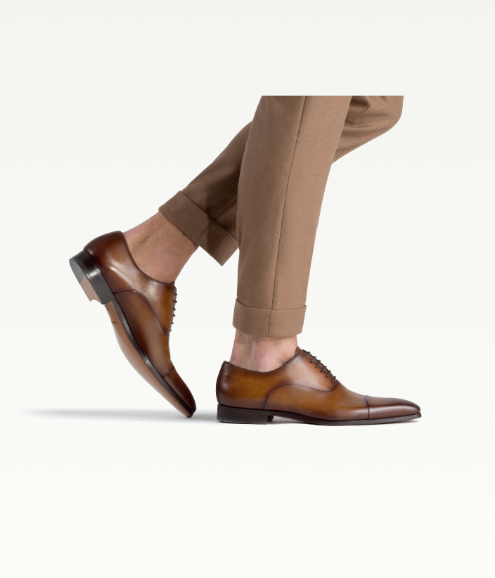 Aporomarc 2025 Classic Oxford Shoes | Full-Grain Leather | Formal Dress Shoes for Men