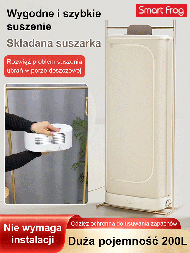 Home Smart Wygodna, szybkoschnąca suszarka składana