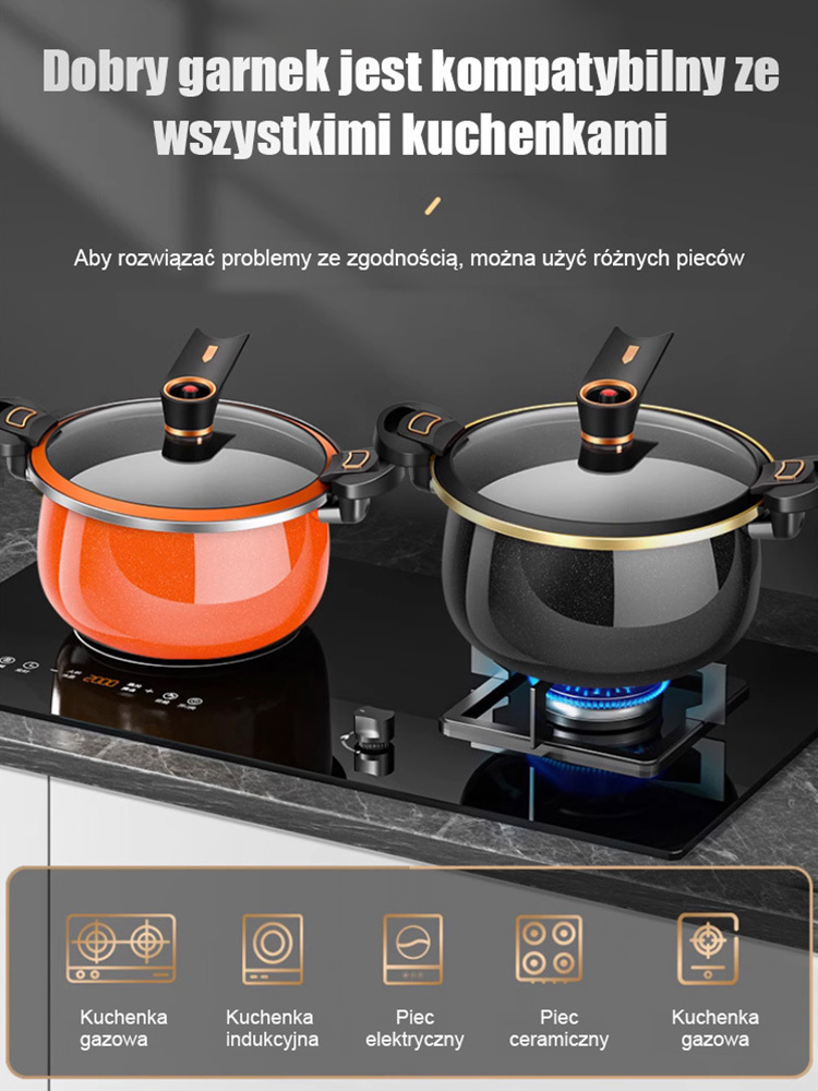 Ceramiczny wolnowar o dużej pojemności 7L