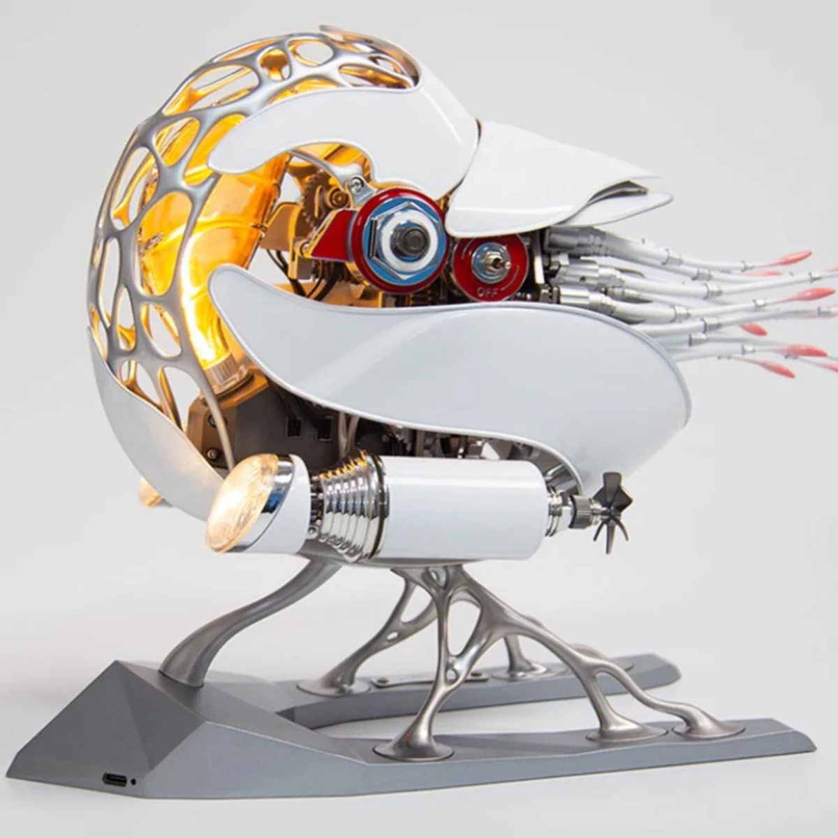 DIY Biomimetic Nautilus Metal Model - Mood Moor