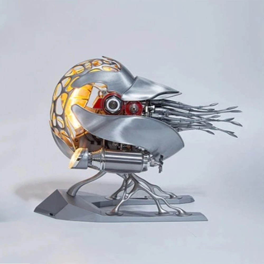 DIY Biomimetic Nautilus Metal Model - Mood Moor