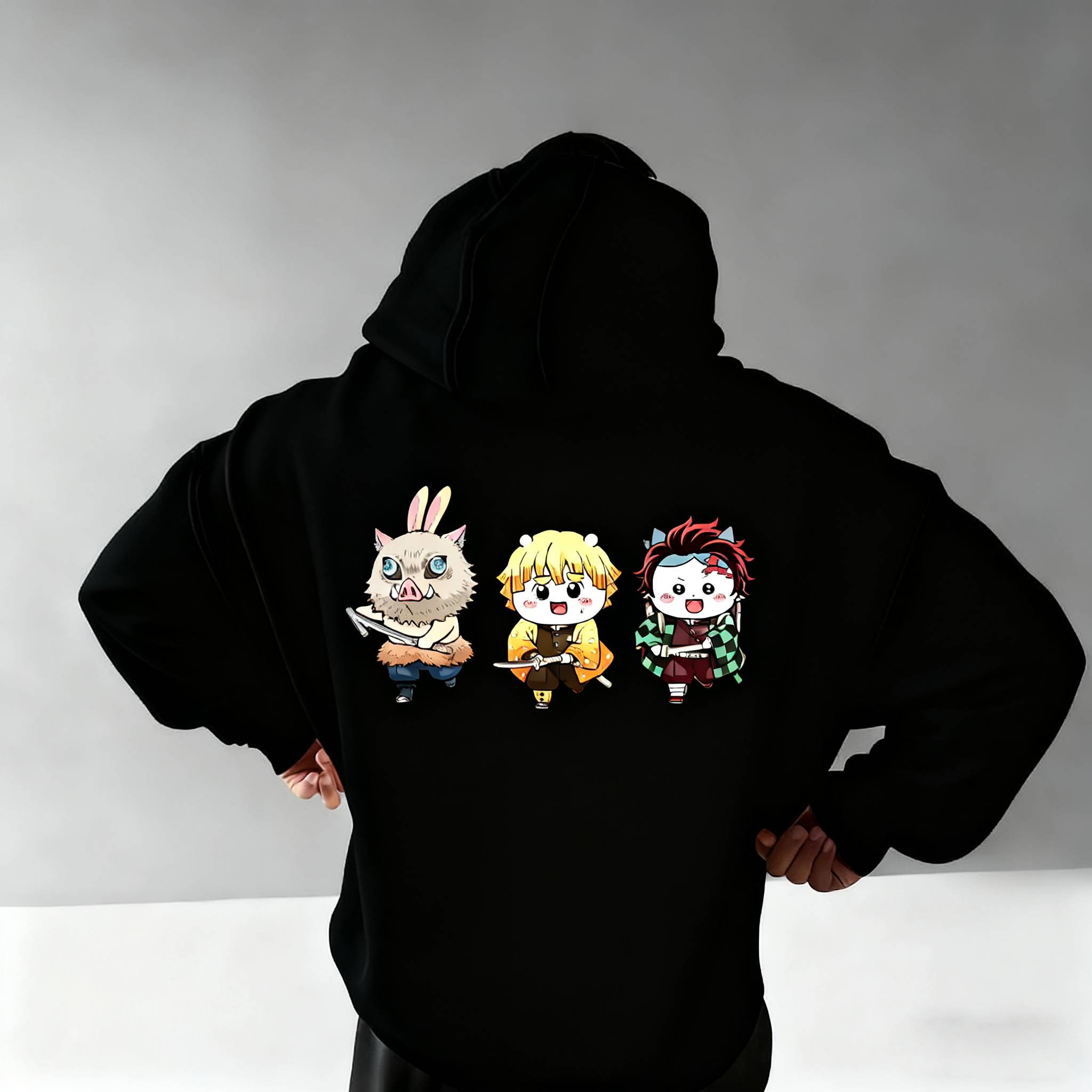 Chiikawa x Demon Slayer Hoodie