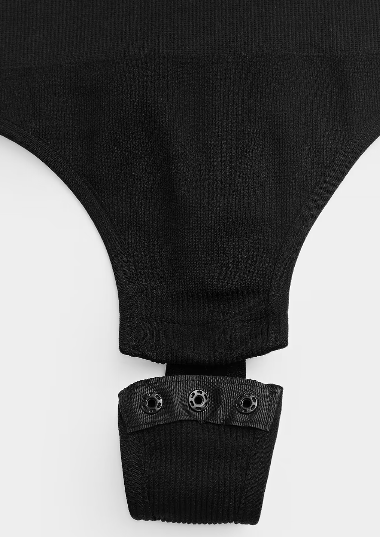 Confidence Black Shapewear Bodysuit