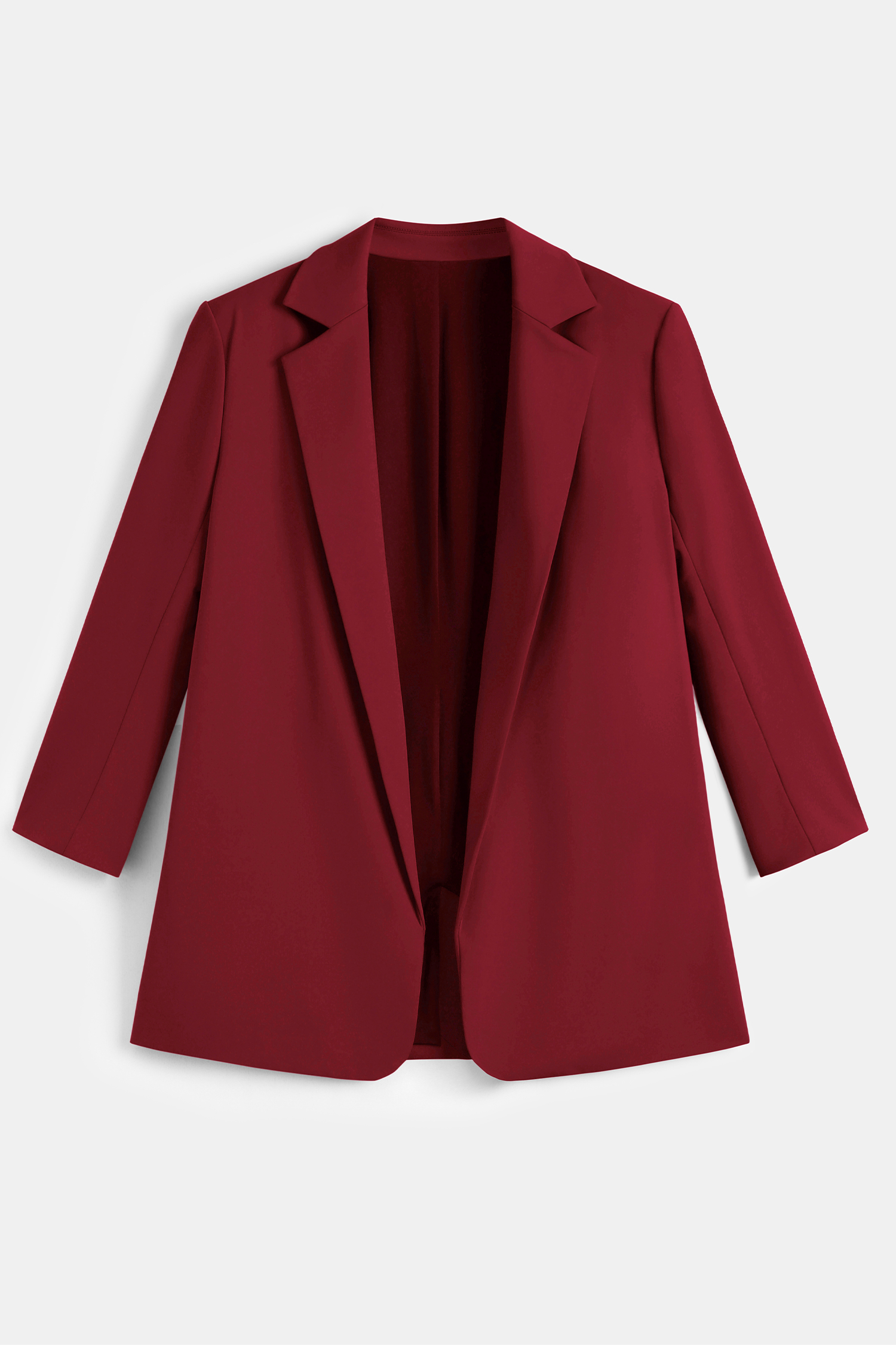 x JoJo Red Wine Longline Blazer