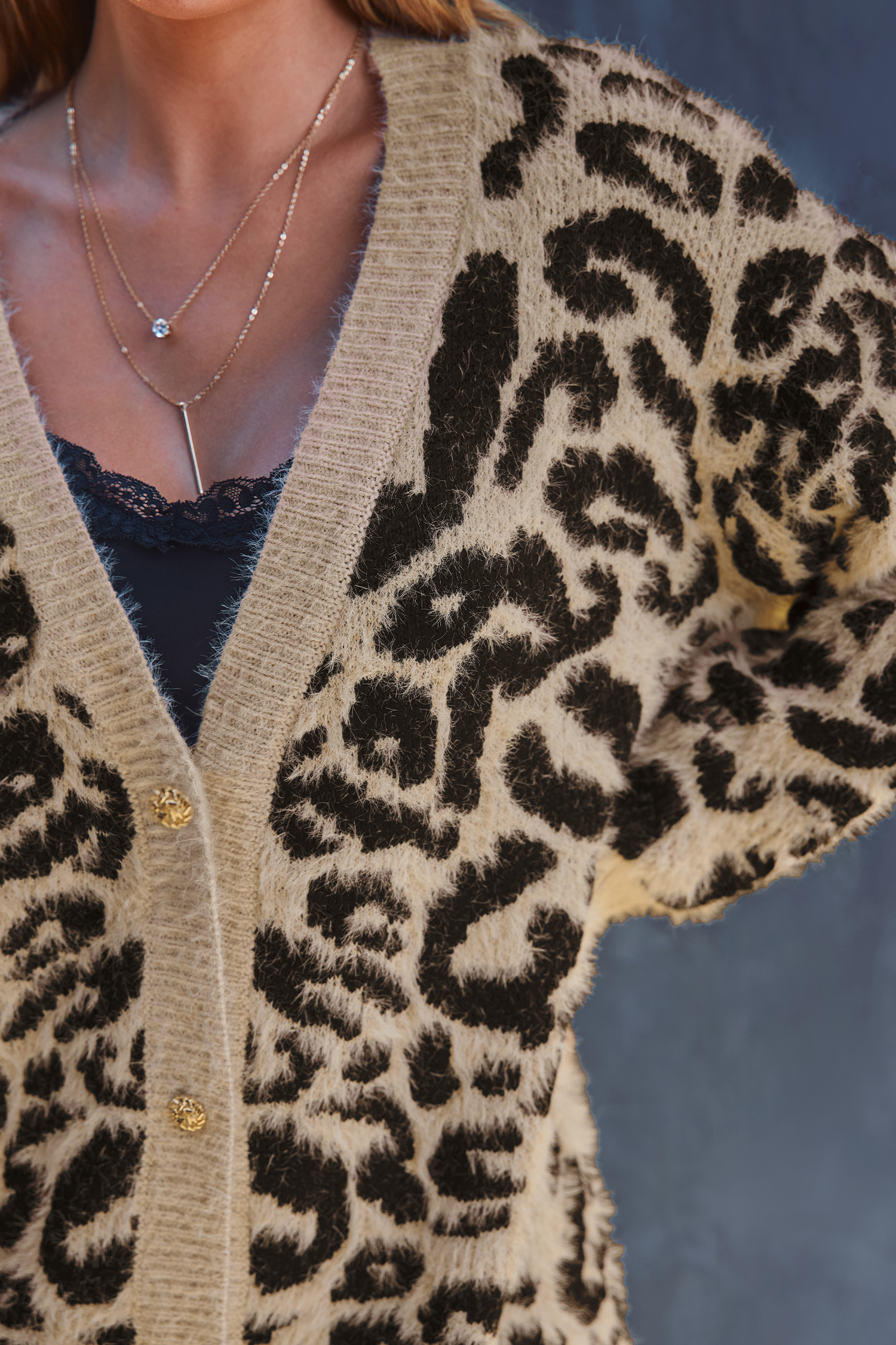 Wild Adventure Animal Print Cardigan