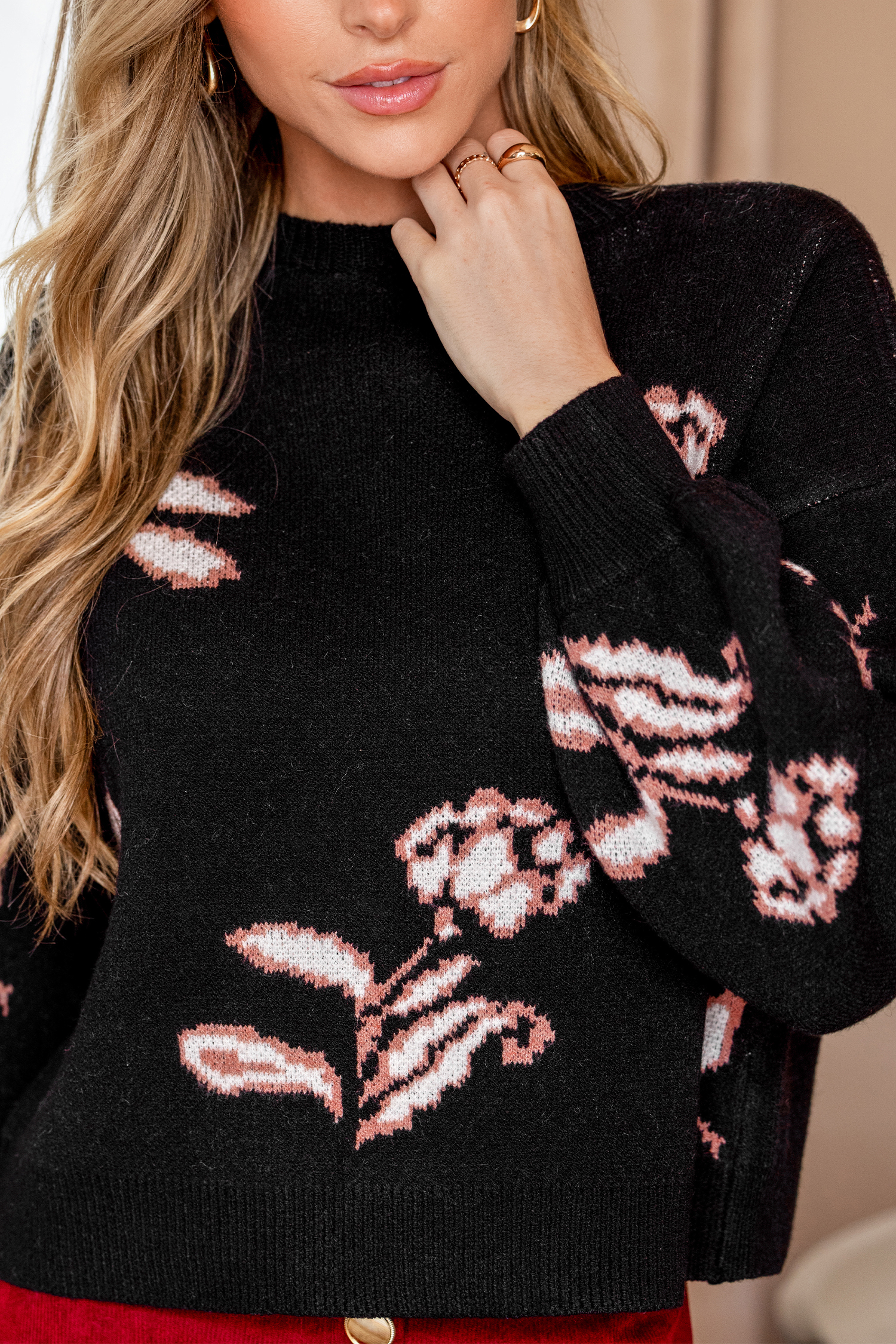 Thorns & All Floral Sweater
