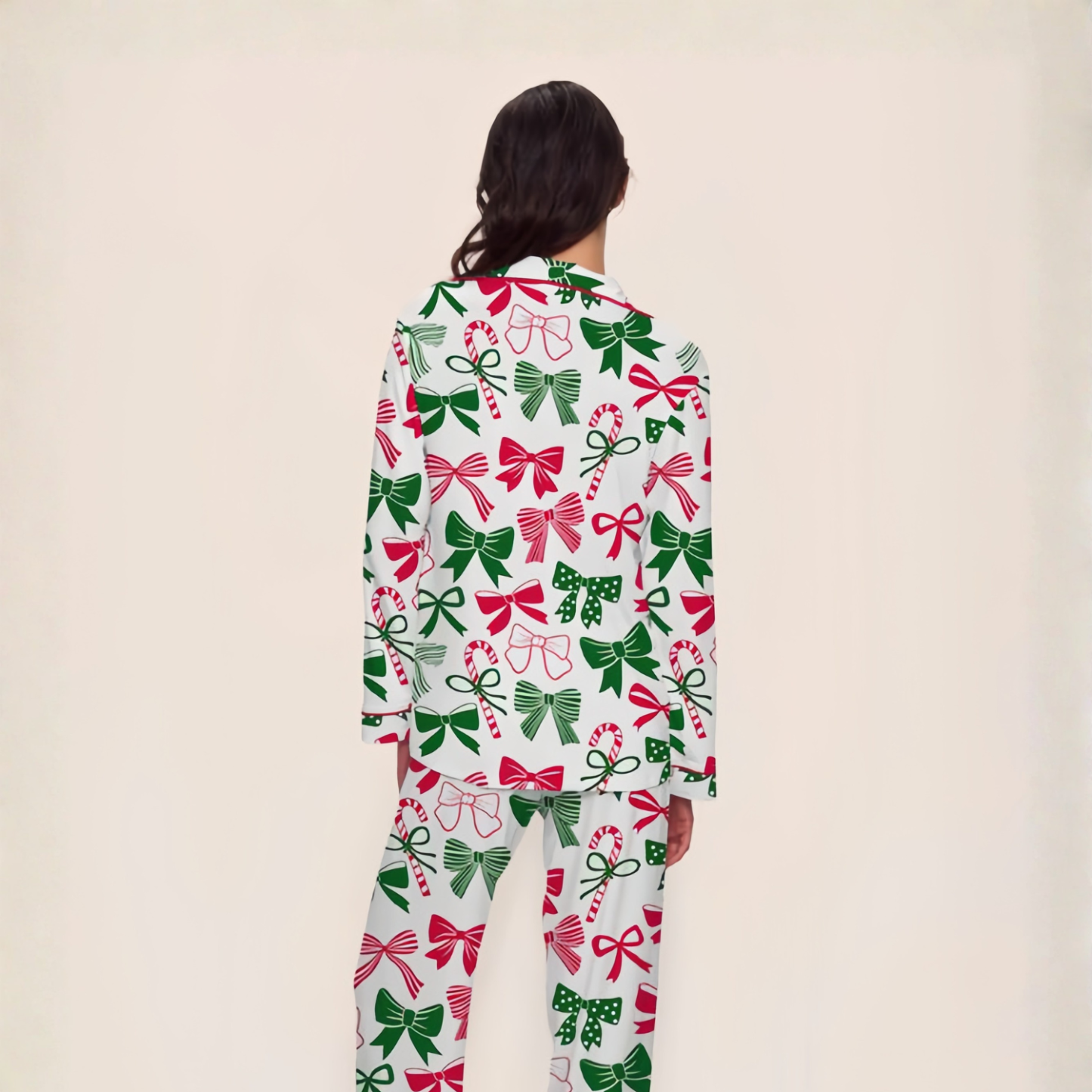 Christmas Bows Women's Pajama Set