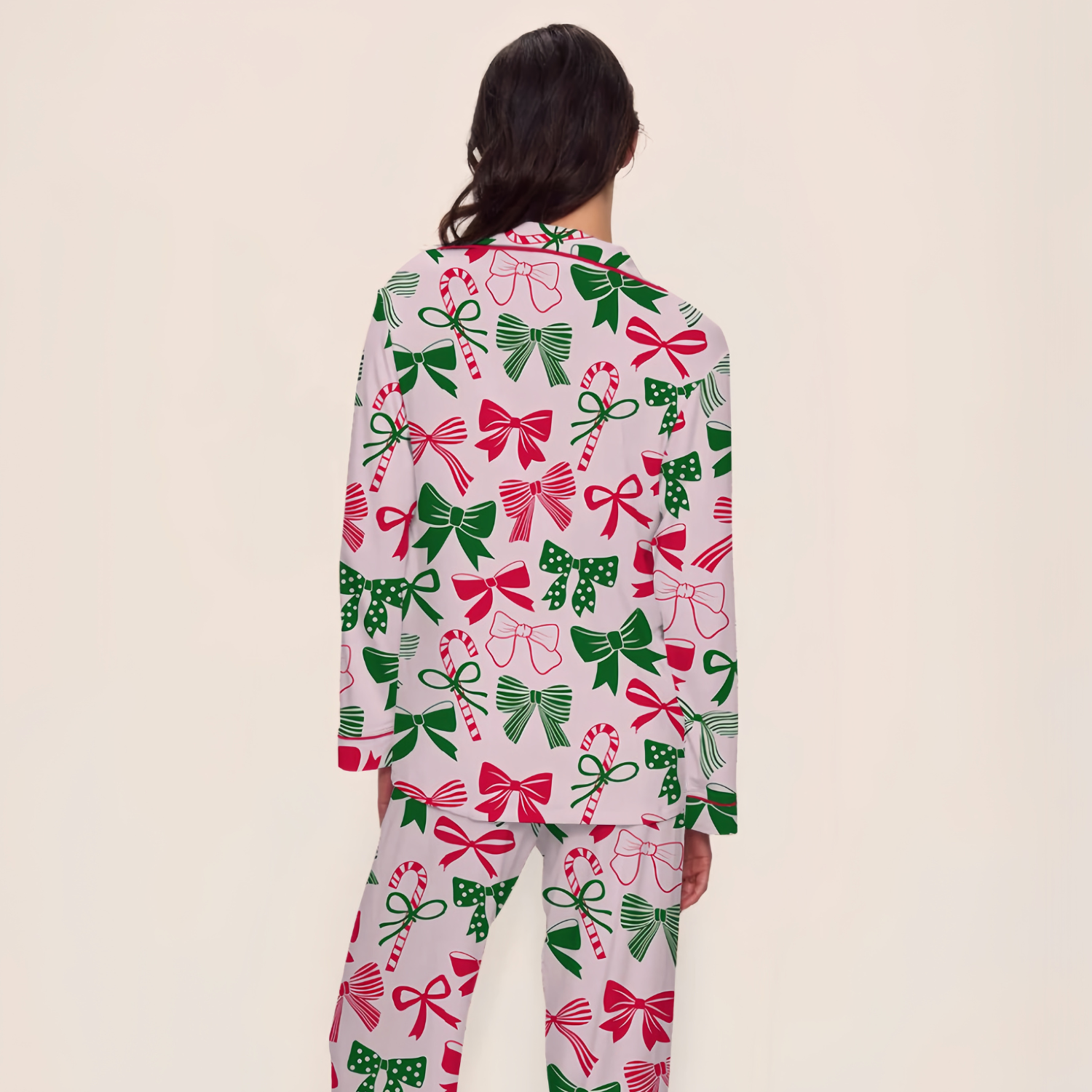 Christmas Bows Women's Pajama Set