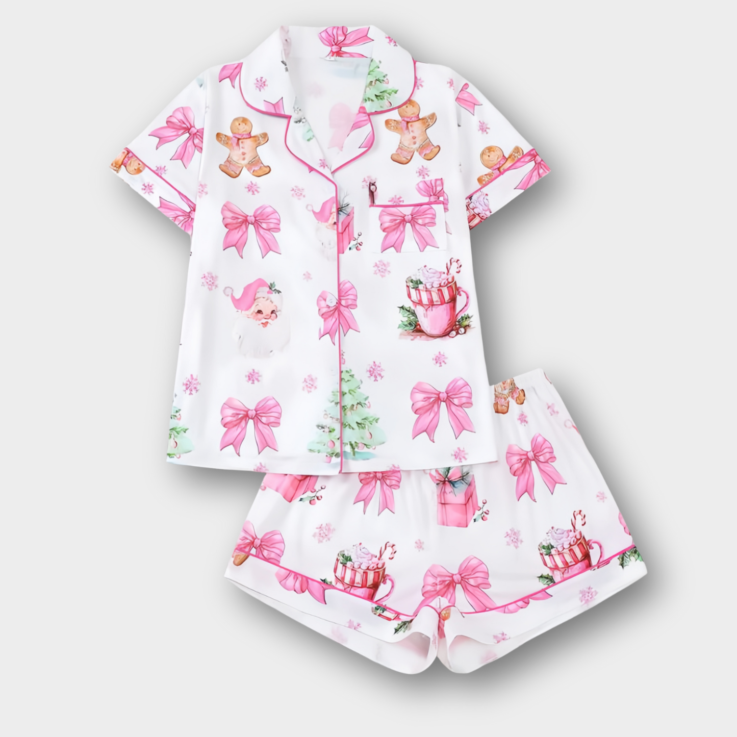 A Very Pink Christmas Women's Pajama Set