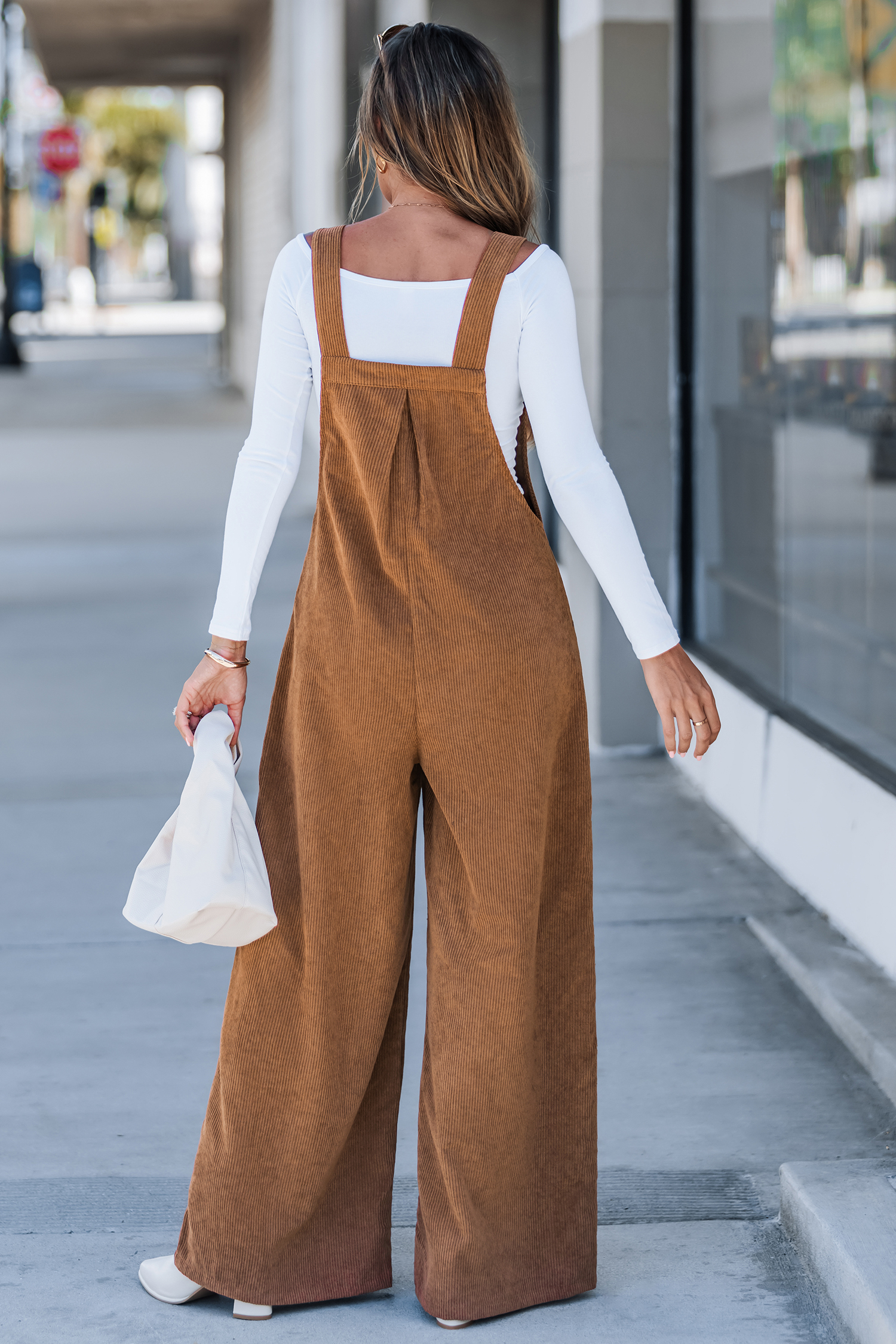 Fireside Fun Brown Jumpsuit
