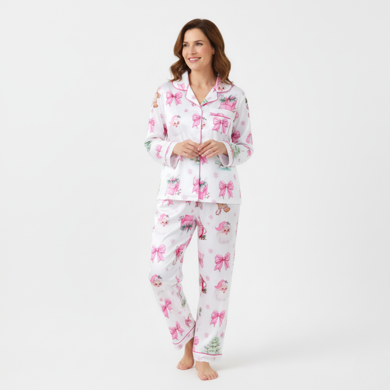 A Very Pink Christmas Women's Pajama Set
