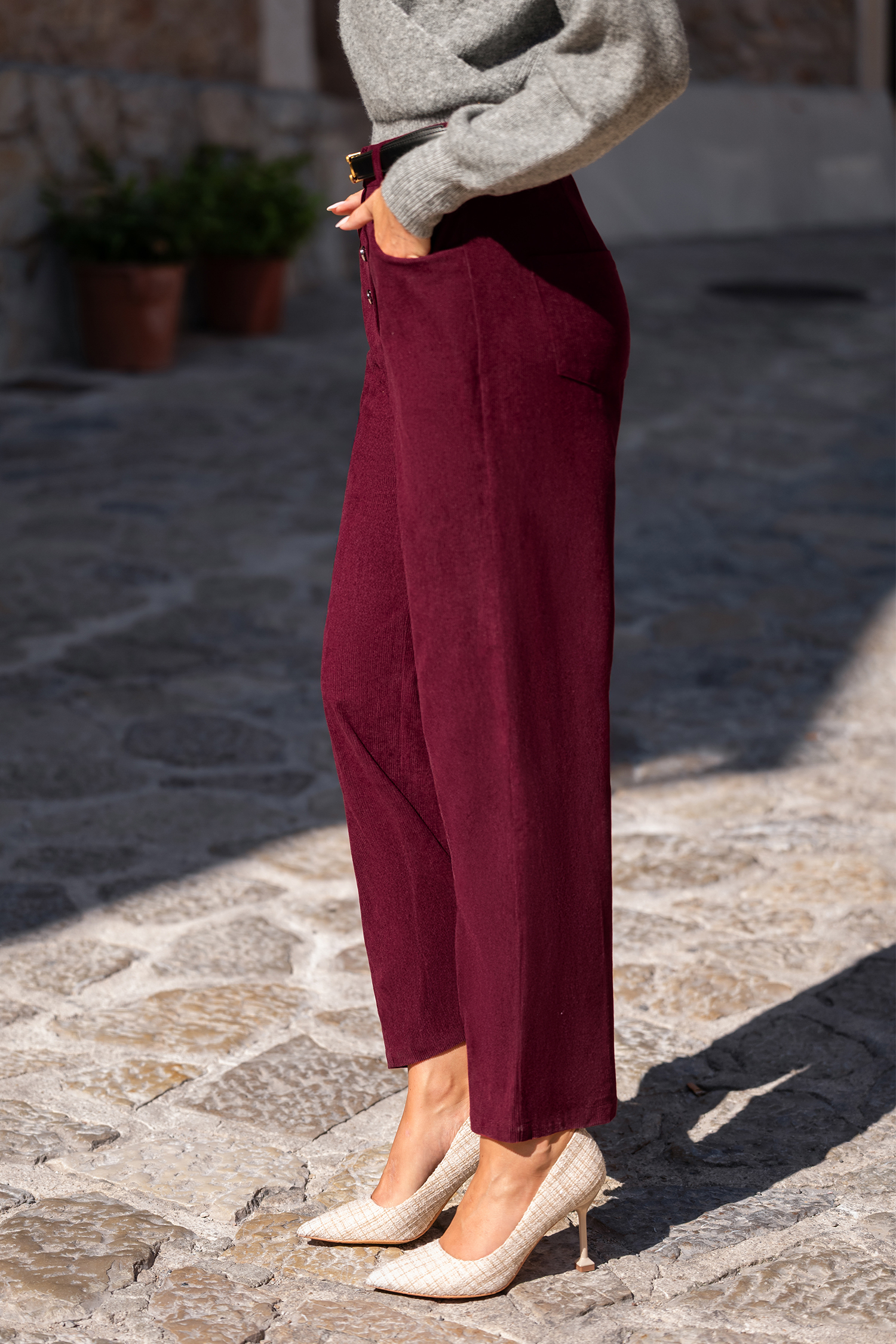 First Round Red Pants