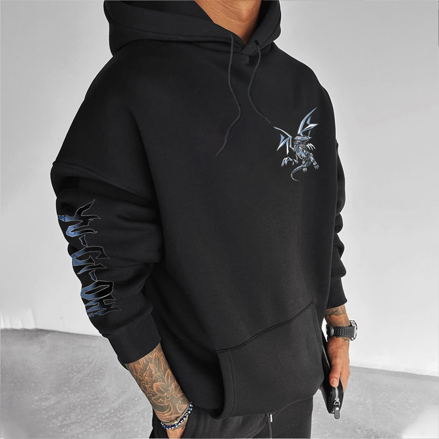 Unisex “Yu-Gi-Oh!" Anime Style Retro Hoodie