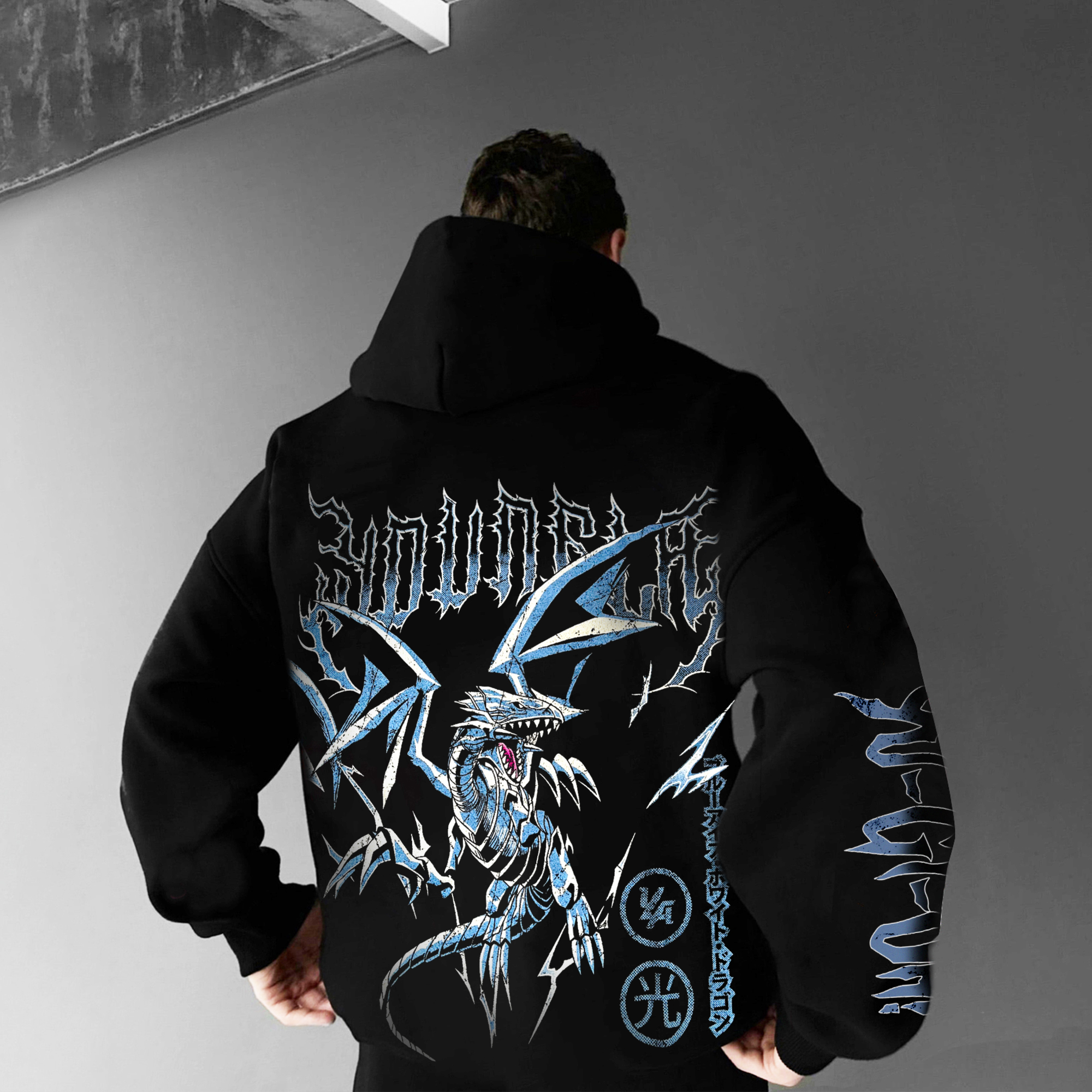 Unisex “Yu-Gi-Oh!" Anime Style Retro Hoodie
