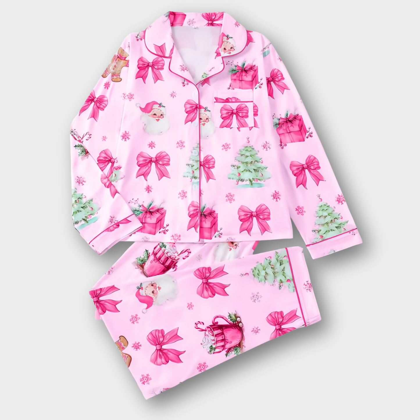 A Very Pink Christmas Women's Pajama Set