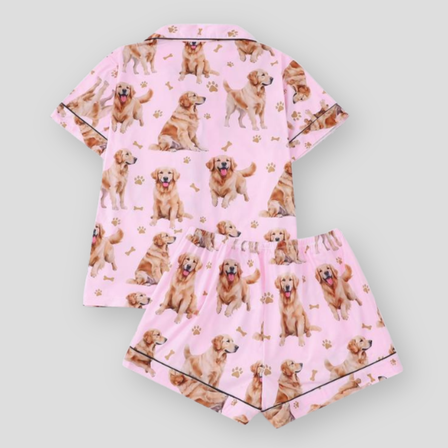 The Golden Retriever Girlie Women's Pajama Set