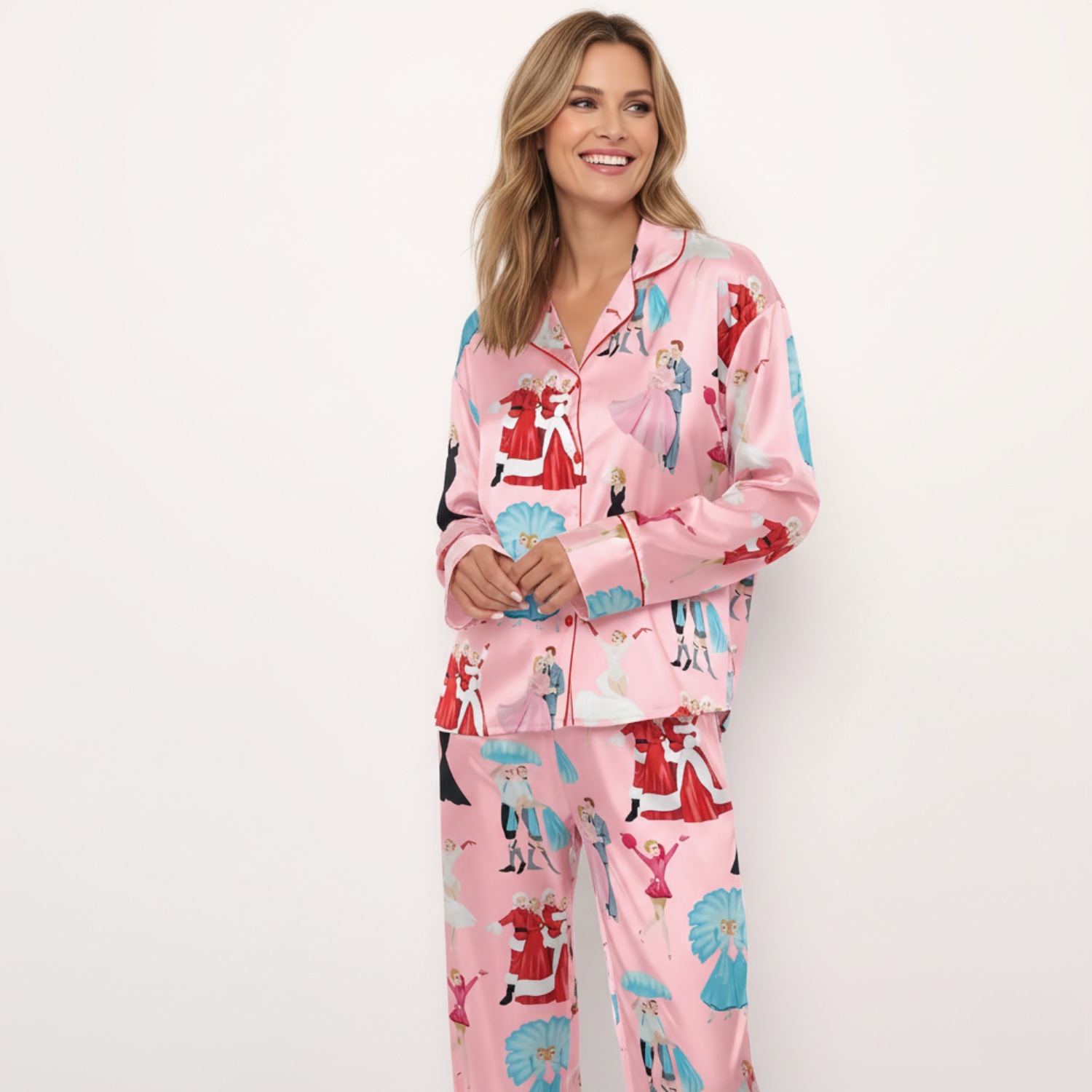 White Christmas Women's Pajama Set