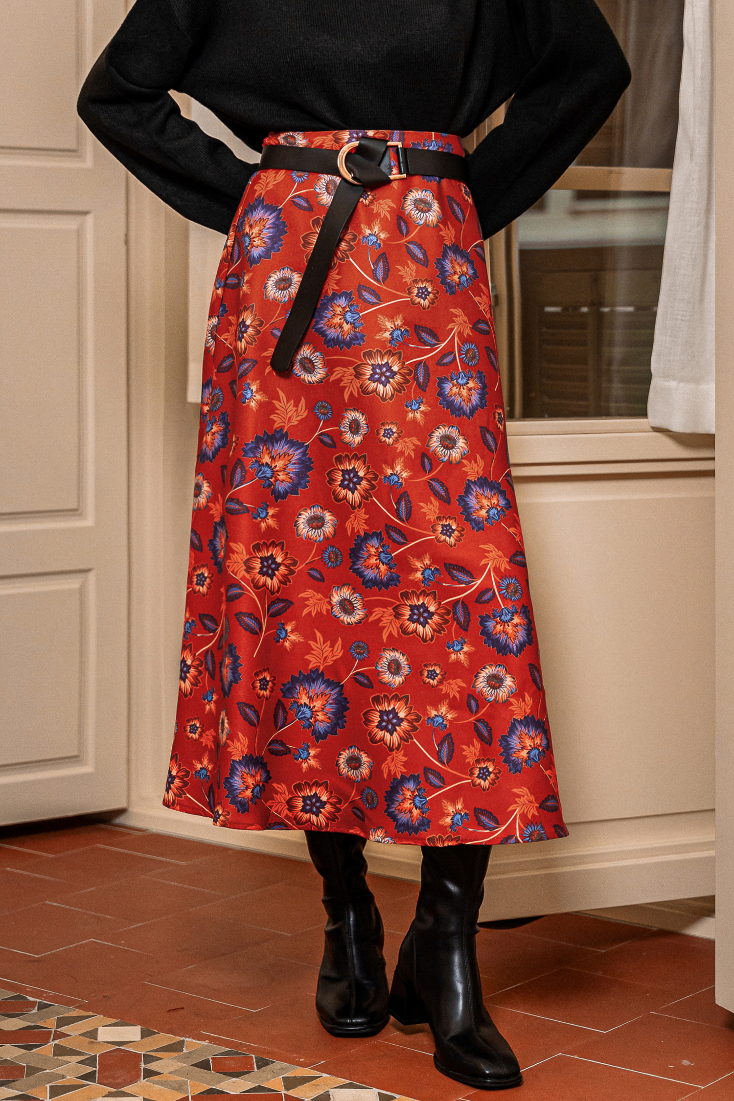 The Botanist Floral Maxi Skirt