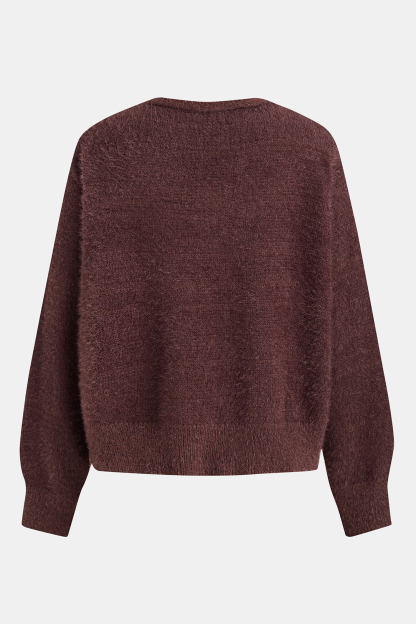 Autumn Glow Brown Cardigan