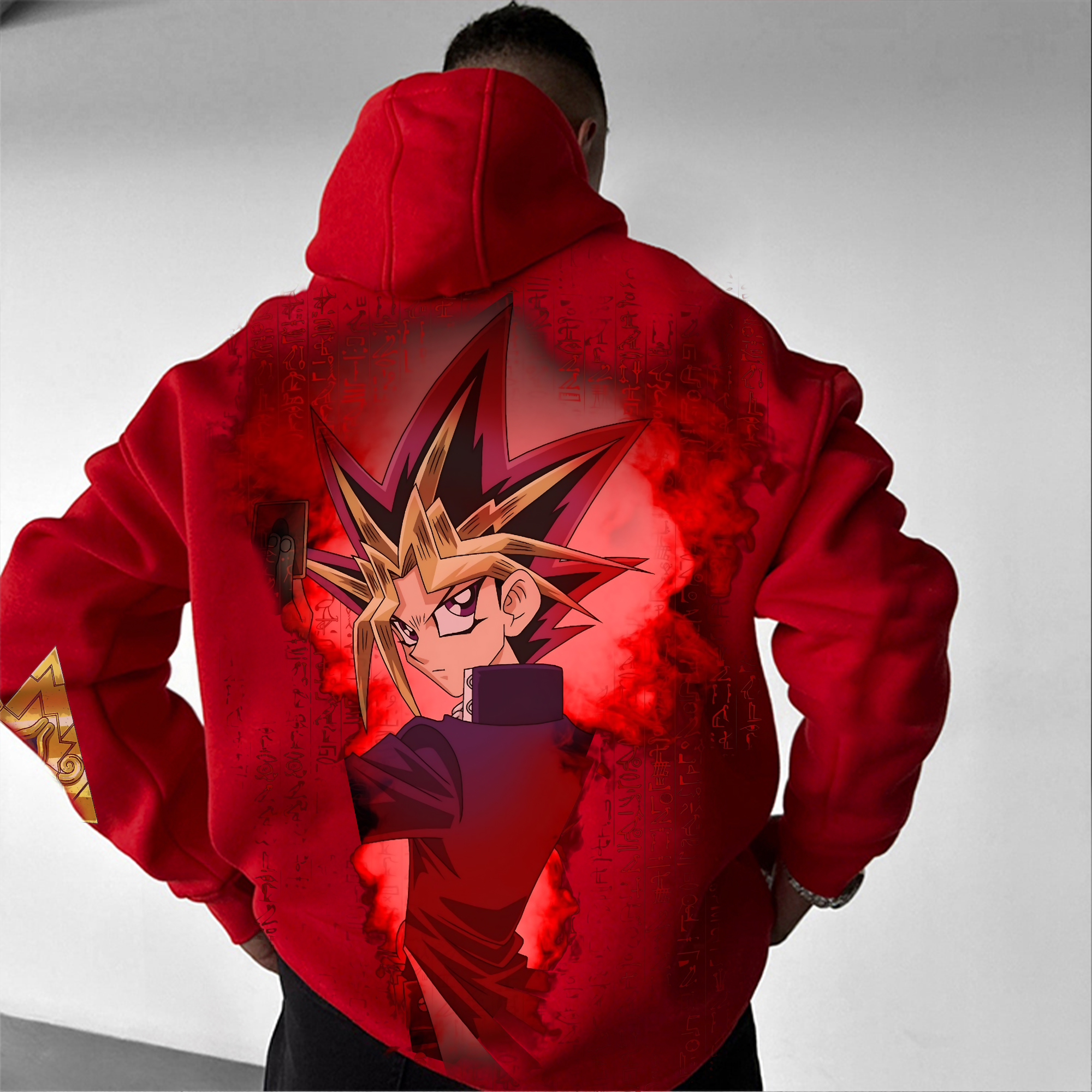 Unisex “Yu-Gi-Oh!" Anime Style Retro Hoodie