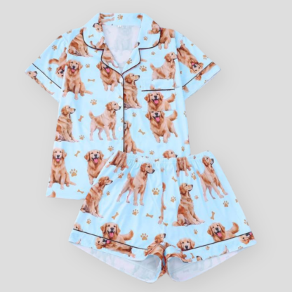 The Golden Retriever Girlie Women's Pajama Set