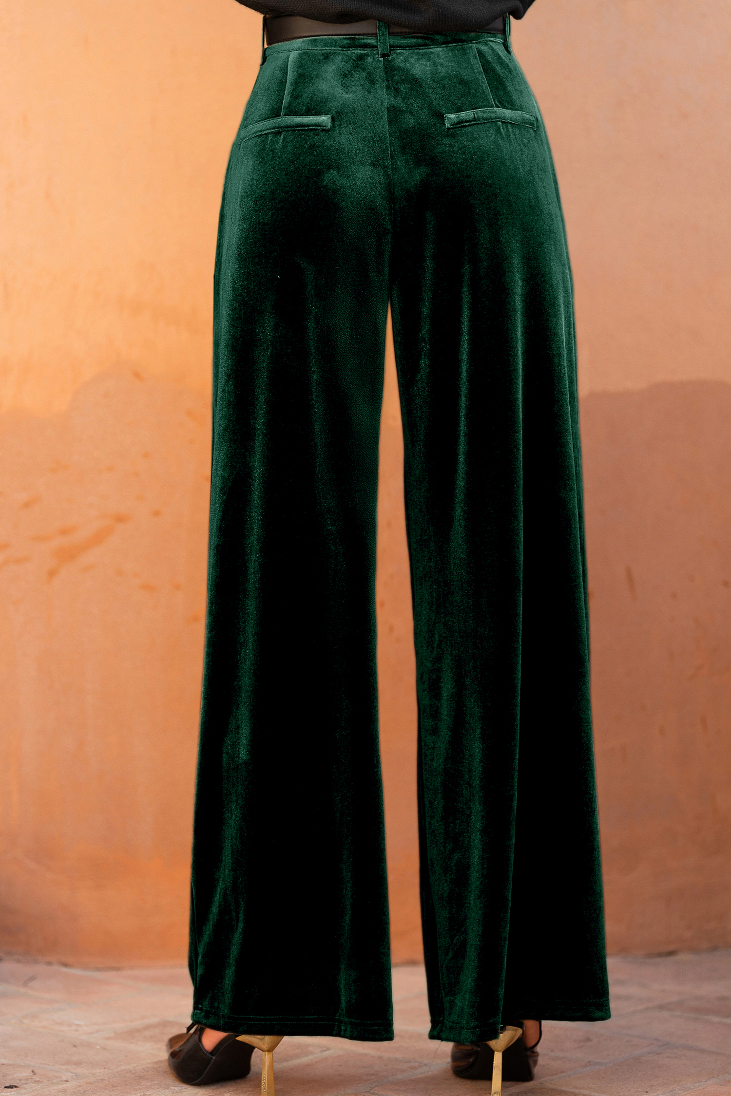 Velvet Heat Green Pants
