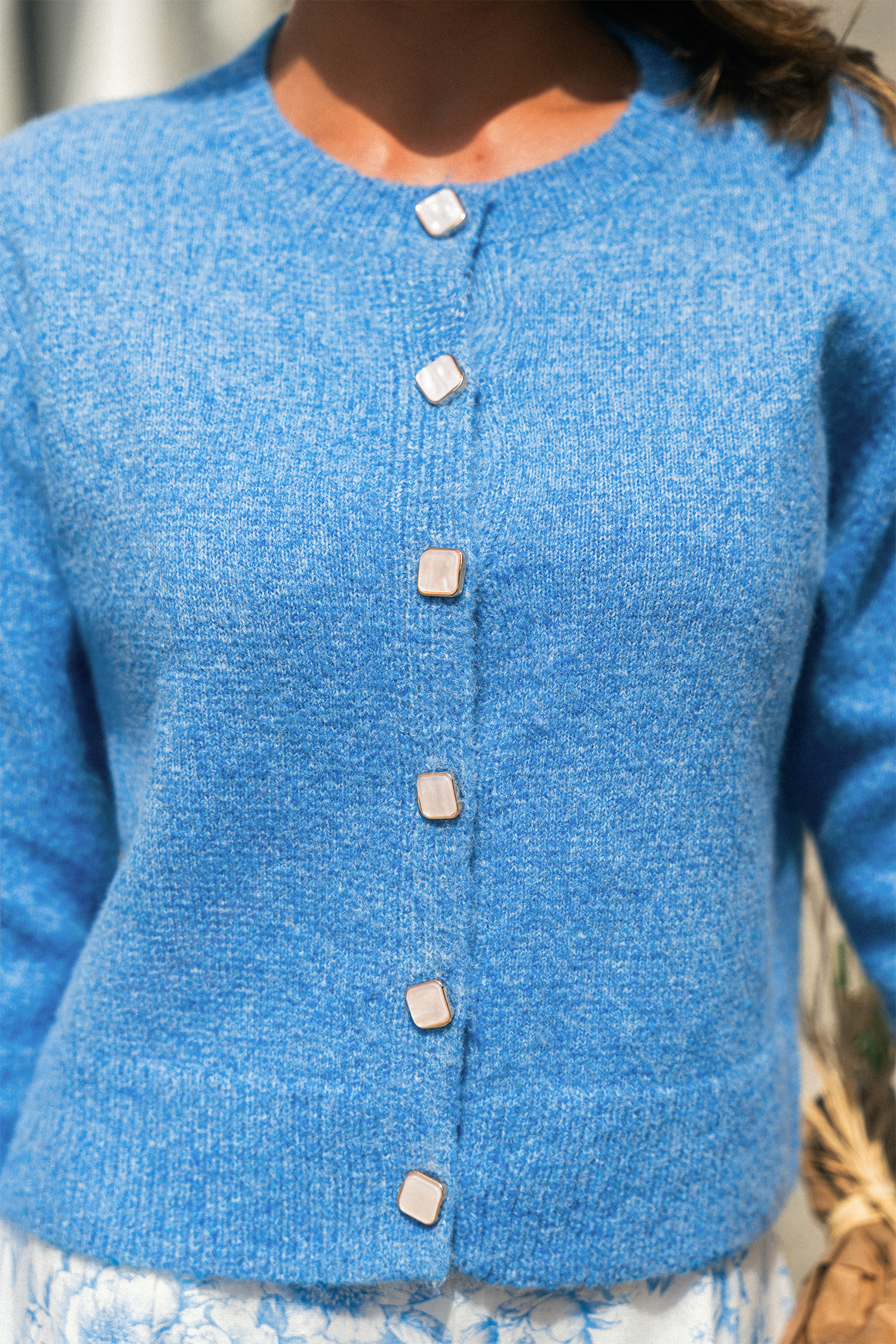 City Rhythm Blue Cardigan