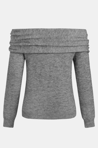 Playful Poise Grey Sweater