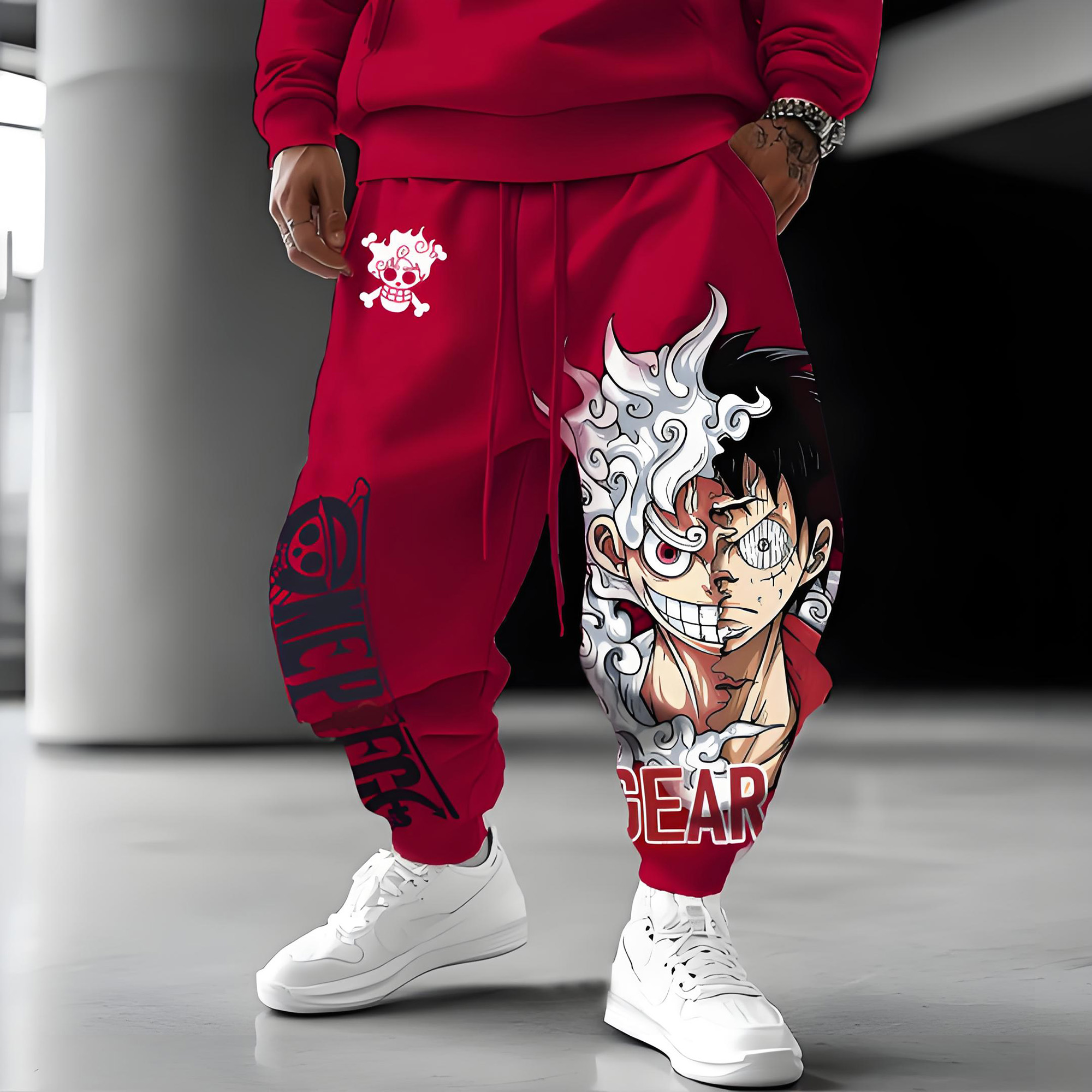 Unisex Anime Inspired Vintage Pants丨