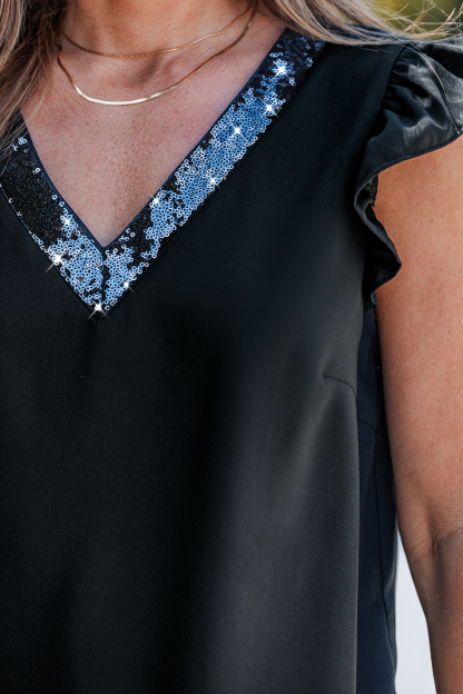 Glossed Up Black Top