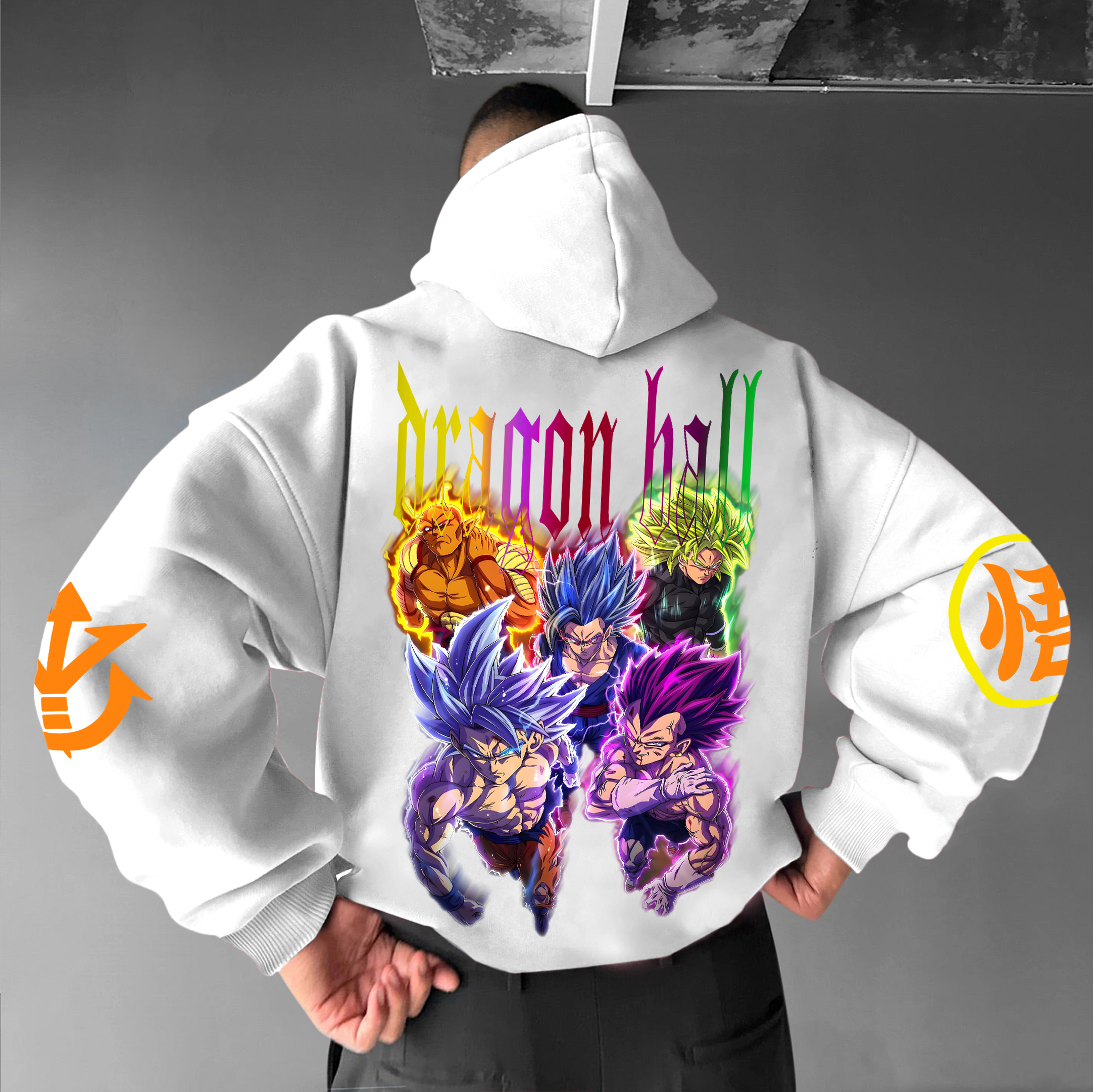 Unisex Anime Graphic Streetwear Vintage Hoodie