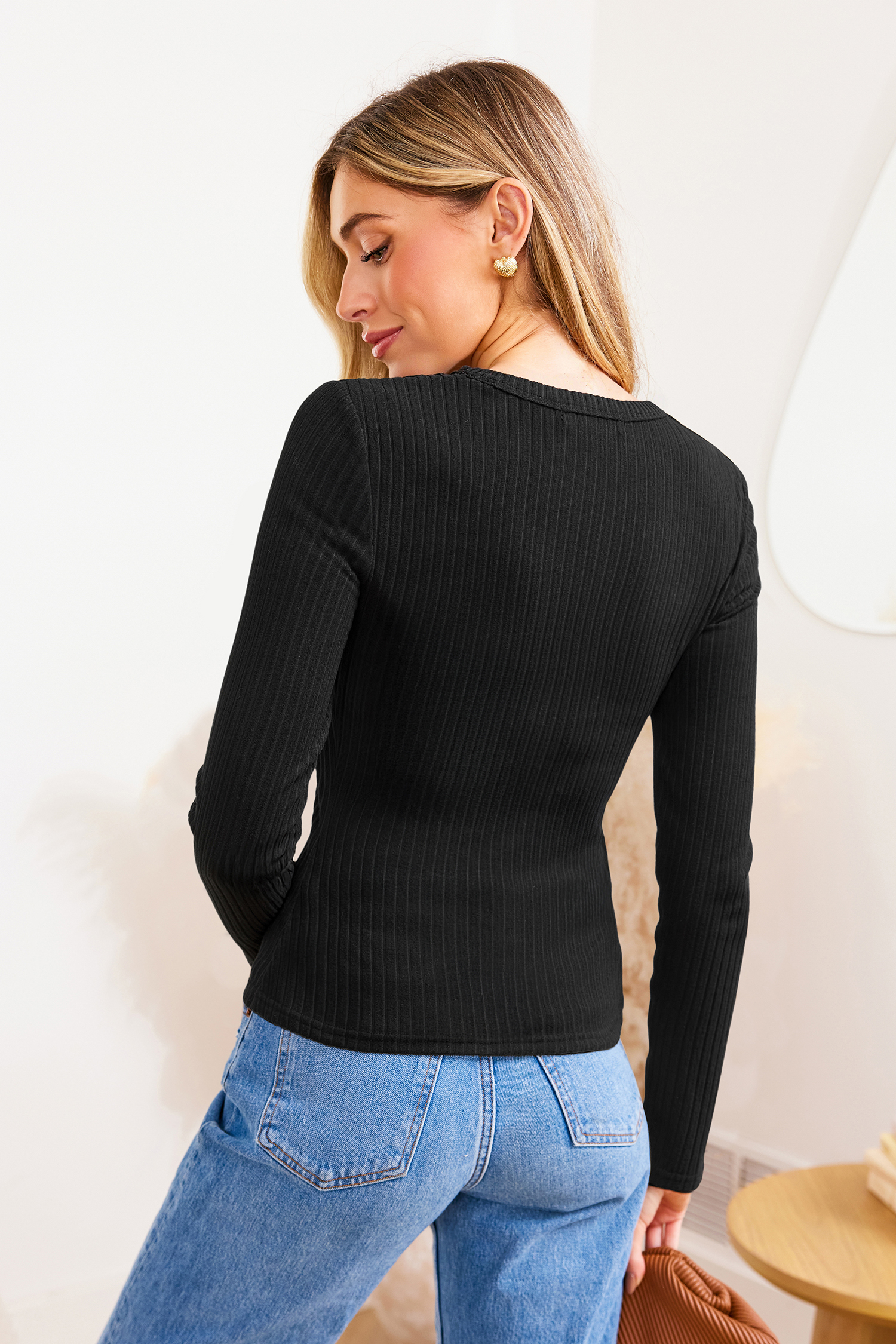 Sheer Wonder Black Top