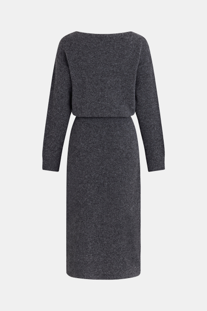 Sundown Grey Sweater Dress