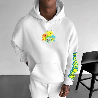 Pokémon Unisex Anime Graphic Streetwear Vintage Hoodie