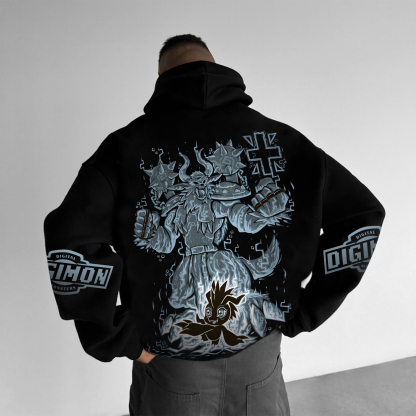 Unisex “Digimon” Anime Style Retro Hoodie