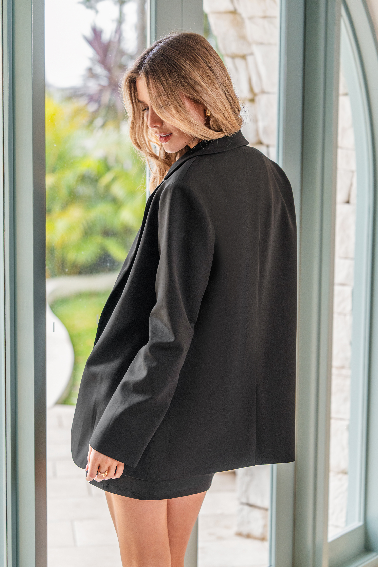 Call It a Day Black Blazer