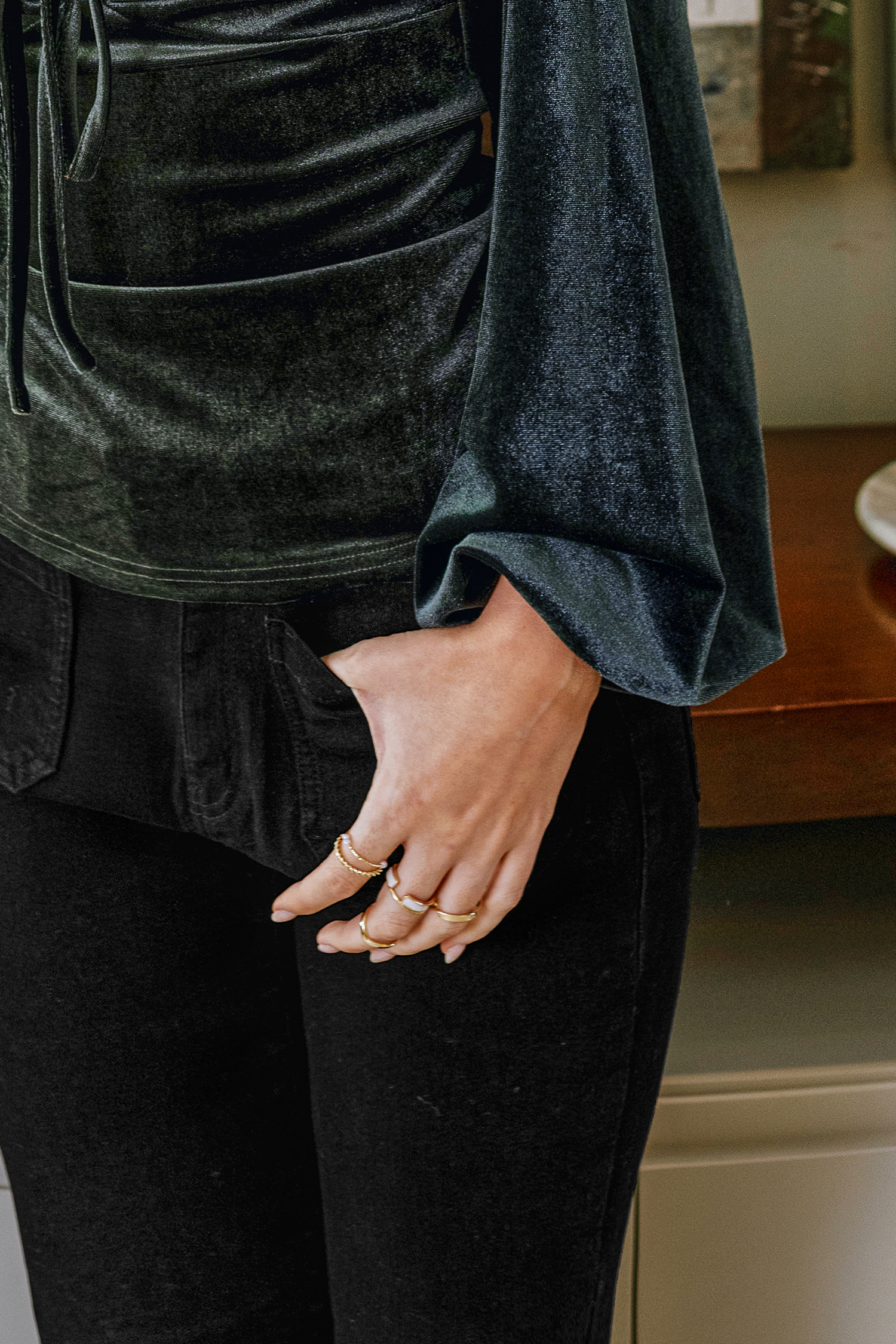 After Hours Mood Black Jeans