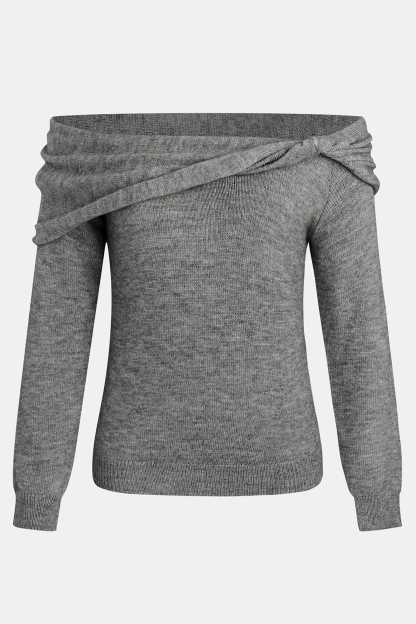 Playful Poise Grey Sweater