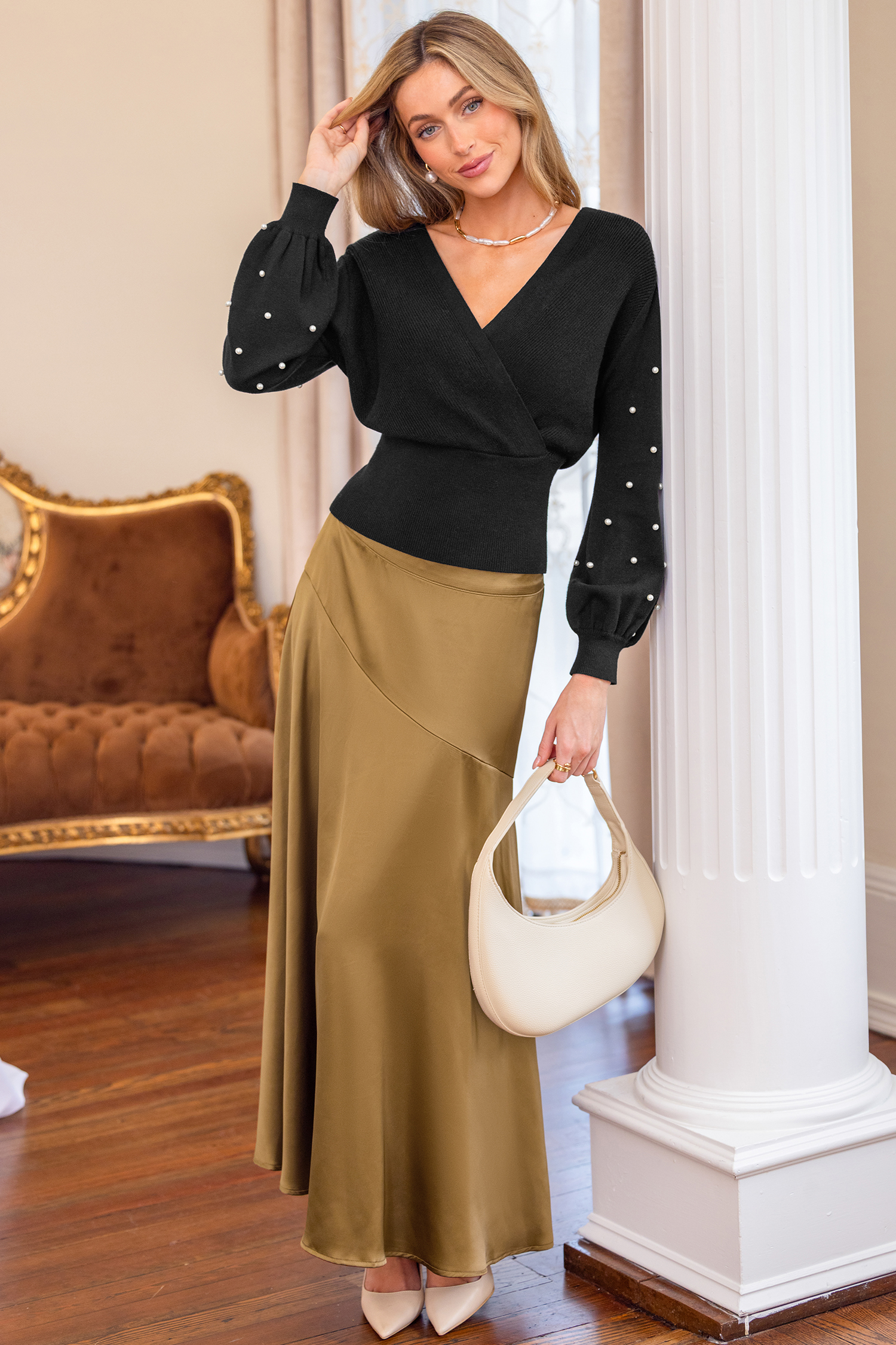 Inner Glow Black Sweater