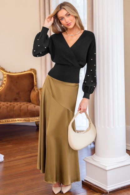 Inner Glow Black Sweater