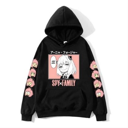 Spy x Family Hoodie Black