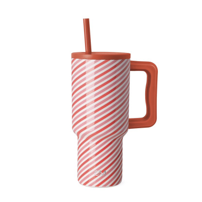 Simple Modern 30 fl oz Insulated Stainless Steel Trek Tumbler with Straw Lid | Winter Forest